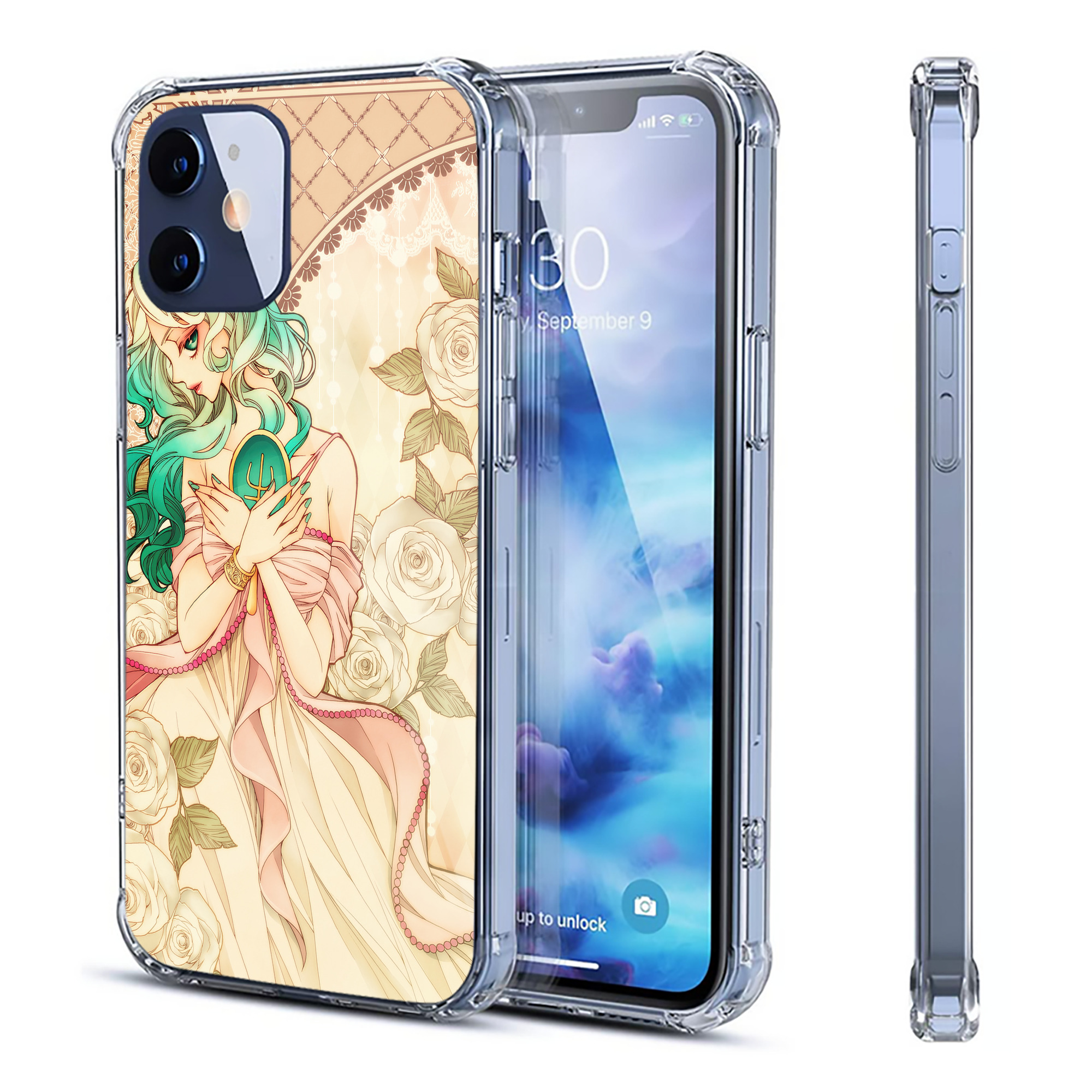（画像用） 美少女戦士セーラームーン Sailor Moon 【iPhone 12シリーズ対応】透明スマホケース（クリアソフトケース）